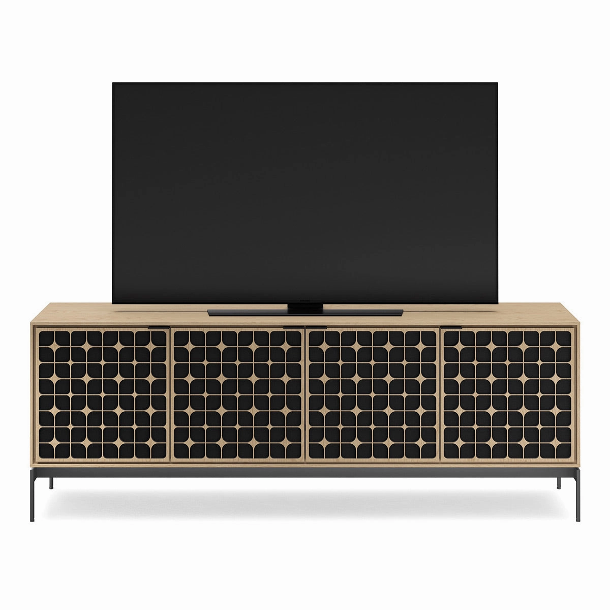 BDI Elements 8709 Constellation Media Cabinet with Console Base (Washed Oak)