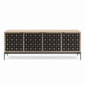 BDI Elements 8709 Constellation Media Cabinet with Console Base (Washed Oak) hi-fi vibration control,hi-fi grounded cable,hi-fi stereo input selector