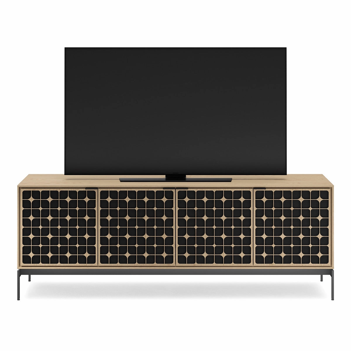 BDI Elements 8709 Constellation Media Cabinet with Console Base (Washed Oak)