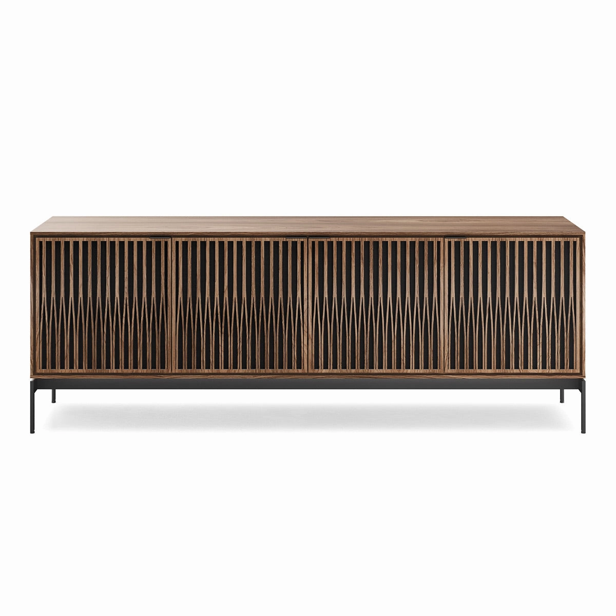 BDI Elements 8709 Tune Media Cabinet with Console Base (Natural Walnut)