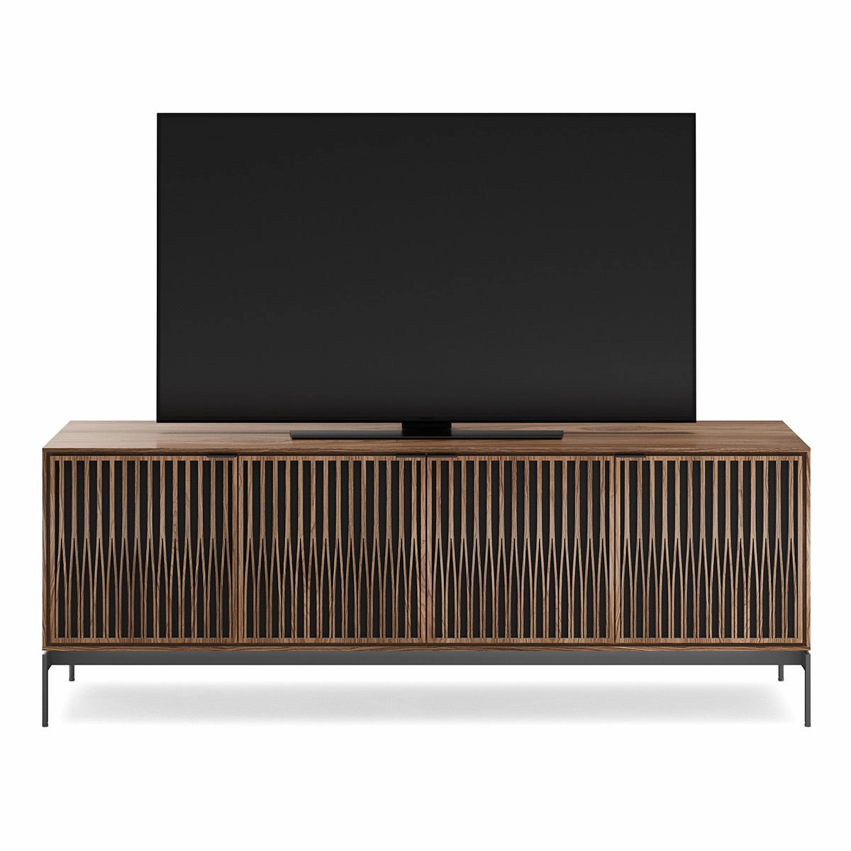 BDI Elements 8709 Tune Media Cabinet with Console Base (Natural Walnut)