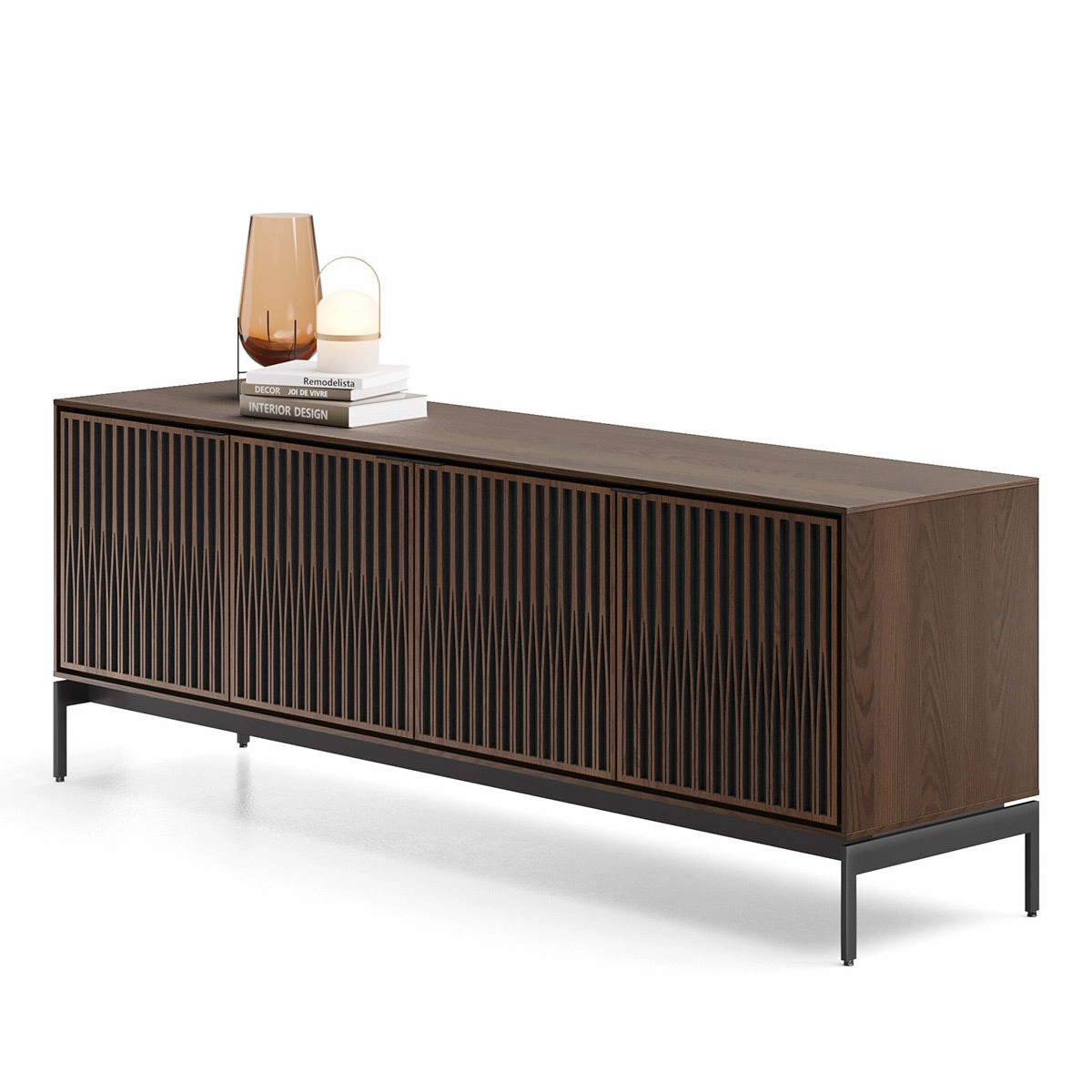 BDI Elements 8709 Tune Media Cabinet with Console Base (Toasted Oak)