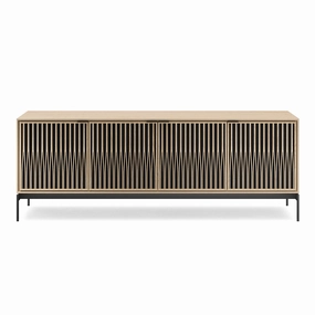BDI Elements 8709 Tune Media Cabinet with Console Base (Washed Oak)