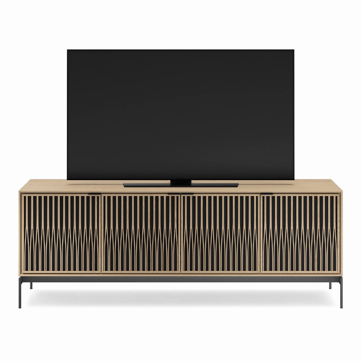 BDI Elements 8709 Tune Media Cabinet with Console Base (Washed Oak)