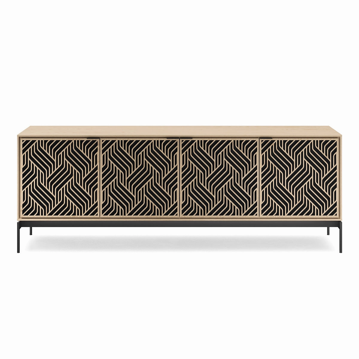 BDI Elements 8709 Weave Media Cabinet with Console Base (Washed Oak) hi-fi vibration control,hi-fi grounded cable,hi-fi stereo input selector