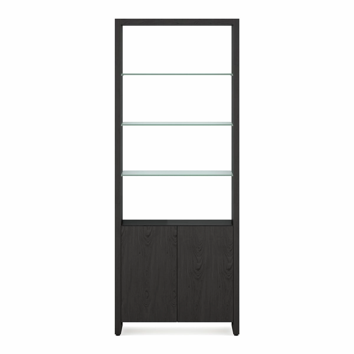 BDI Linea 5802 Expandable Modern Bookcase (Charcoal Stained Ash) hi-fi vibration control,hi-fi grounded cable,hi-fi stereo input selector