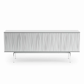 BDI Tanami 7109 4-Door Storage Credenza (Satin White) hi-fi vibration control,hi-fi grounded cable,hi-fi stereo input selector
