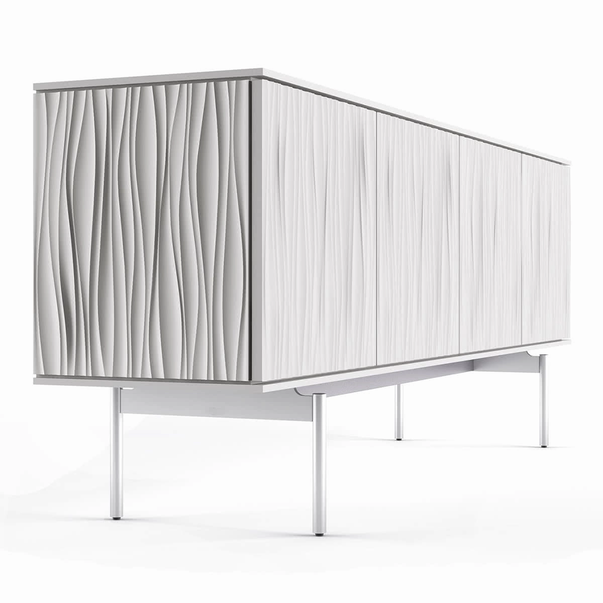 BDI Tanami 7109 4-Door Storage Credenza (Satin White)