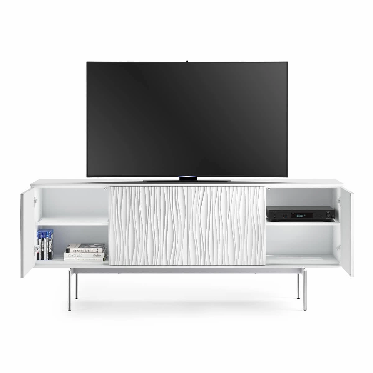 BDI Tanami 7109 4-Door Storage Credenza (Satin White)