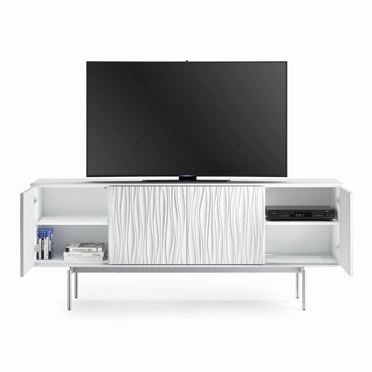 BDI Tanami 7109 4-Door Storage Credenza (Satin White)