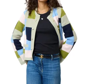 Beau-Lero Patchwork Cardigan In Multi