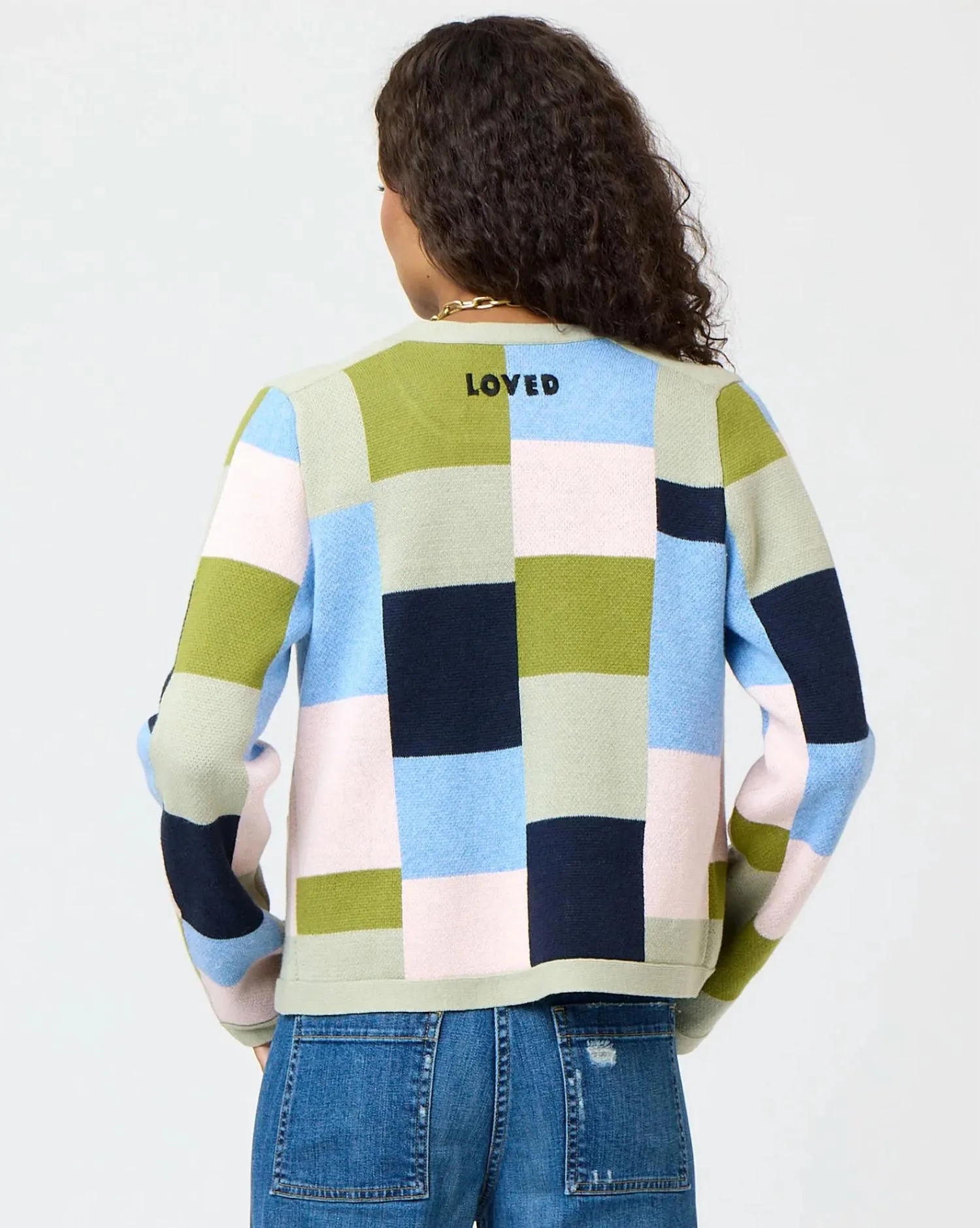 Beau-Lero Patchwork Cardigan In Multi