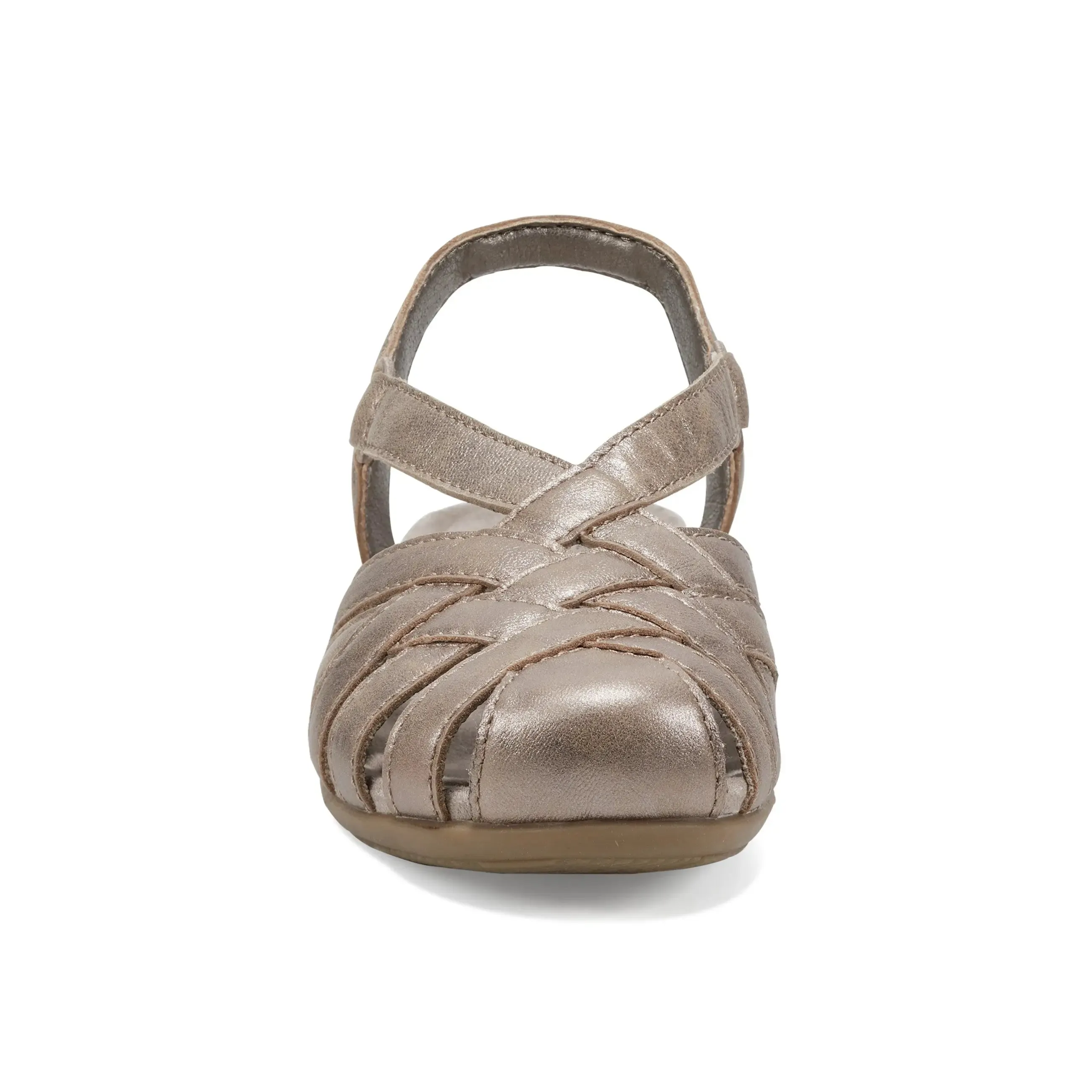 Berri Woven Casual Round Toe Slip-on Sandals