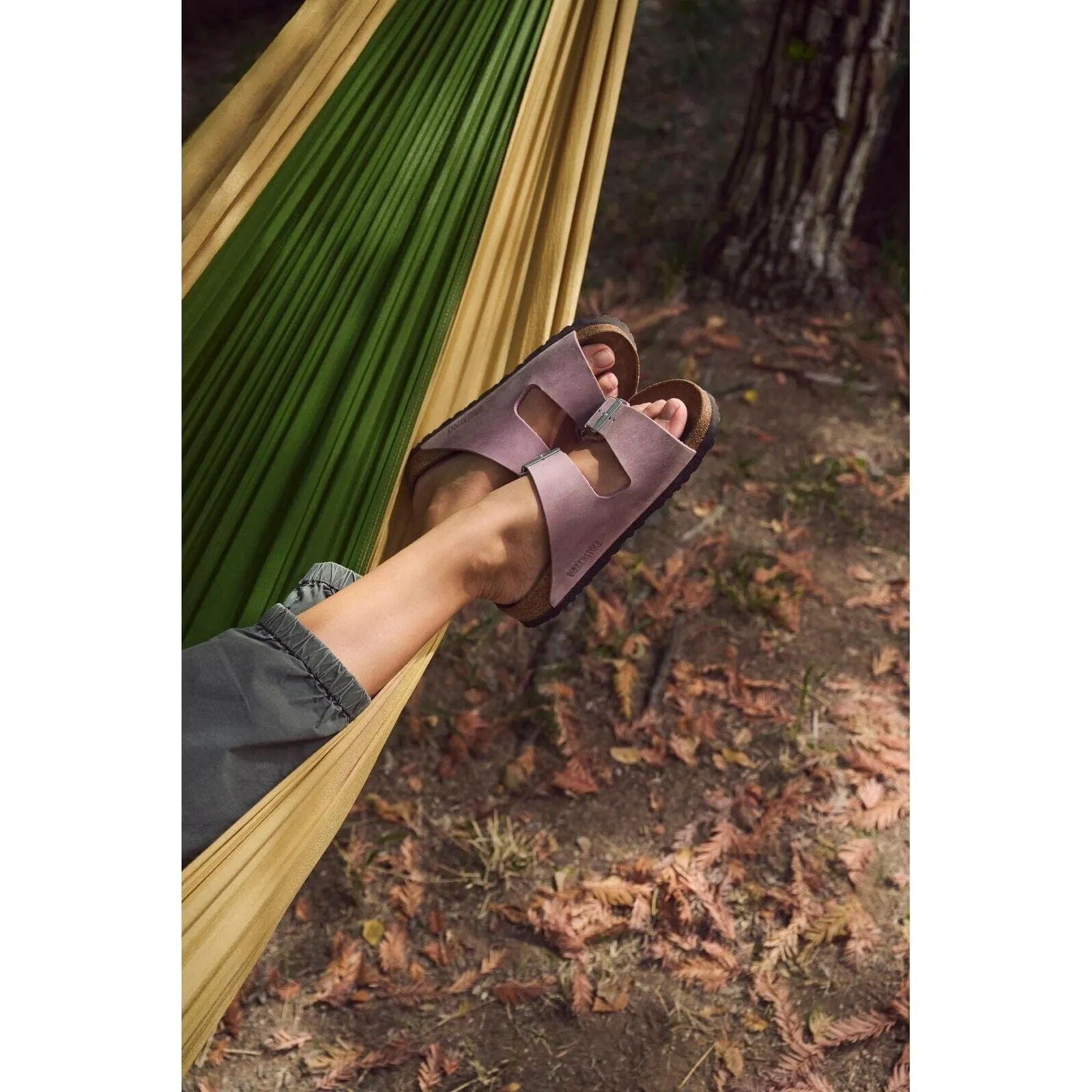 BIRKENSTOCK ARIZONA LAVENDER OILED LEATHER