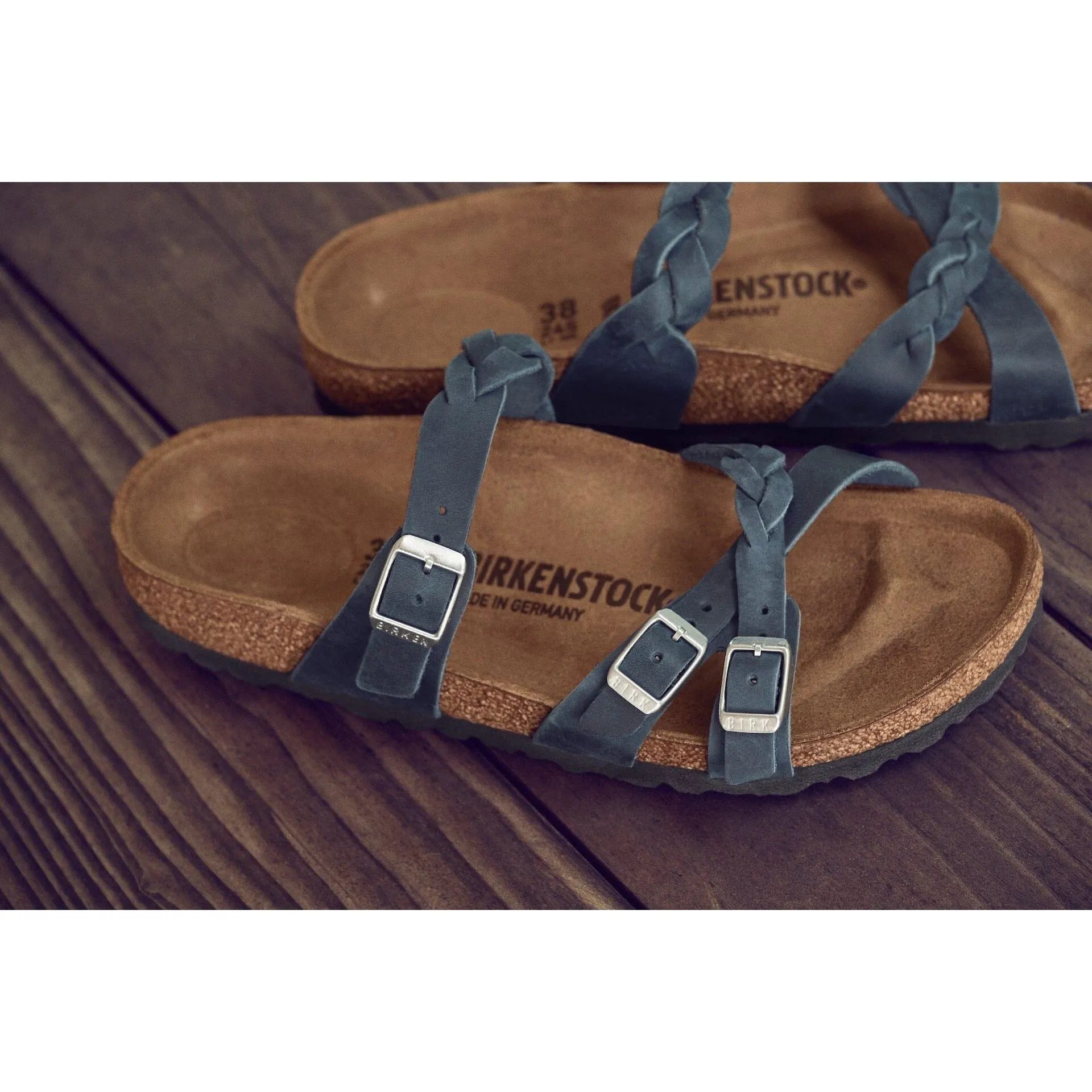 BIRKENSTOCK FRANCA BRAID OILED LEATHER