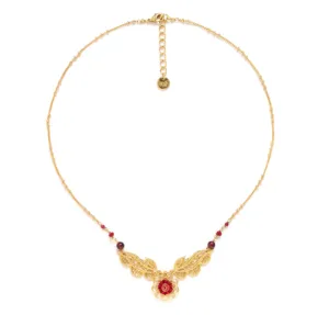 Blue Scarab Jewellery APPOLINE 3 Elements Short Necklace (cherry)