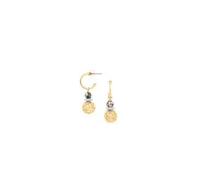 Blue Scarab Jewellery BAYA Mini Creole Earrings