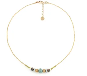 Blue Scarab Jewellery BAYA Short Necklace