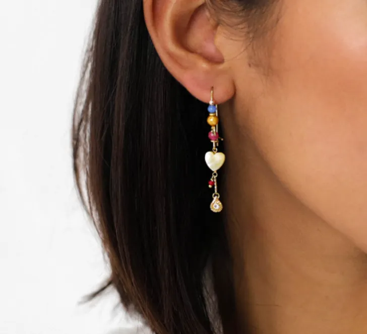 Blue Scarab Jewellery CALI XS hooks earrings
