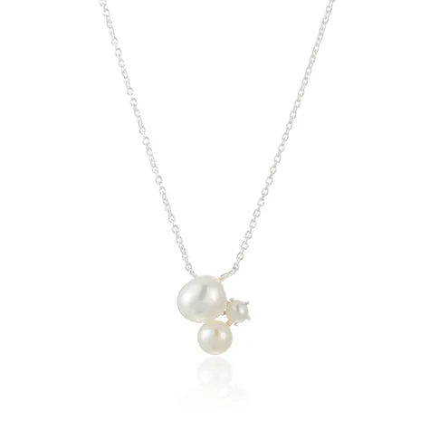 Blue Scarab Jewellery CARA Dolce three Freshwater Pearls Necklace - 2 colours