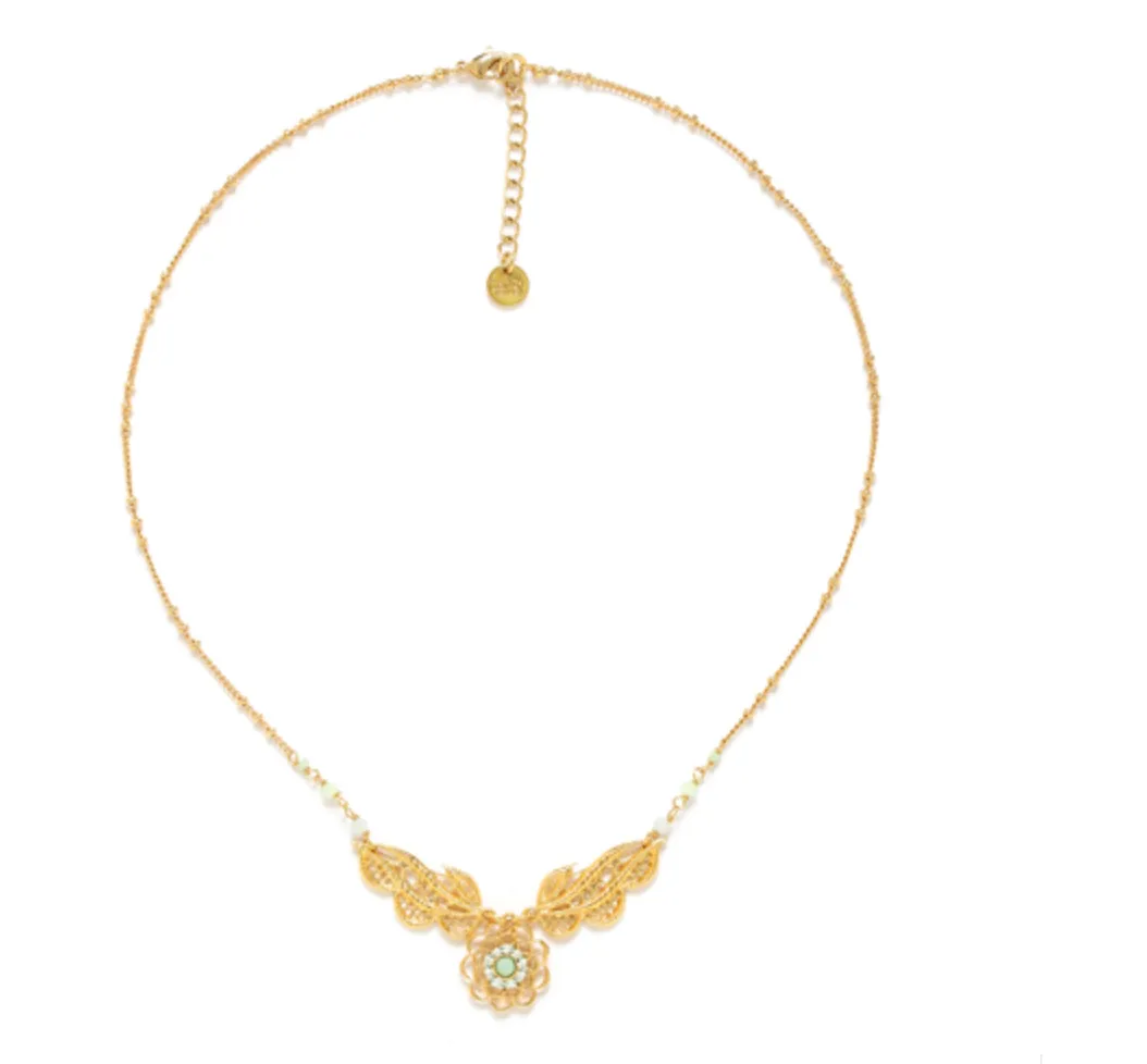 Blue Scarab Jewellery Cassiopee 3 Elements Short Necklace