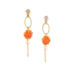 Blue Scarab Jewellery CLEA crystallized post earrings