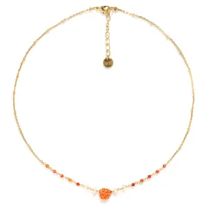 Blue Scarab Jewellery CLEA Thin Flower Necklace