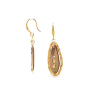 Blue Scarab Jewellery COLOMBINE irregular drop on hook
