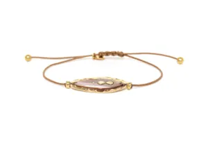 Blue Scarab Jewellery COLOMBINE macrame bracelet