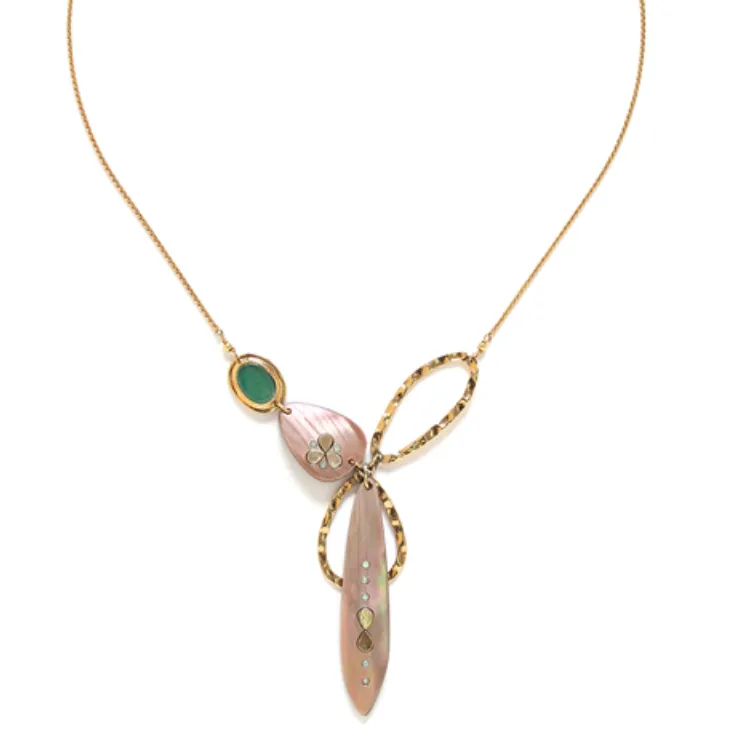 Blue Scarab Jewellery COLOMBINE Y necklace