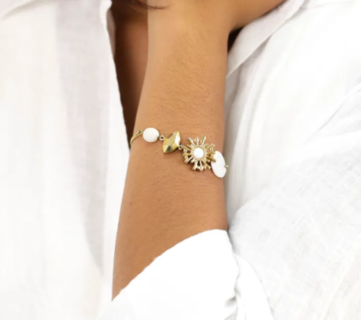 Blue Scarab Jewellery ELLEN 3 elements bracelet