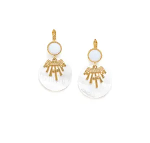 Blue Scarab Jewellery ELLEN crystallized french hooks