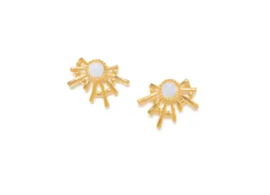 Blue Scarab Jewellery ELLEN "sun rays" stud earring