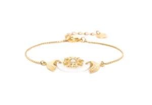 Blue Scarab Jewellery ELLEN round disc bracelet