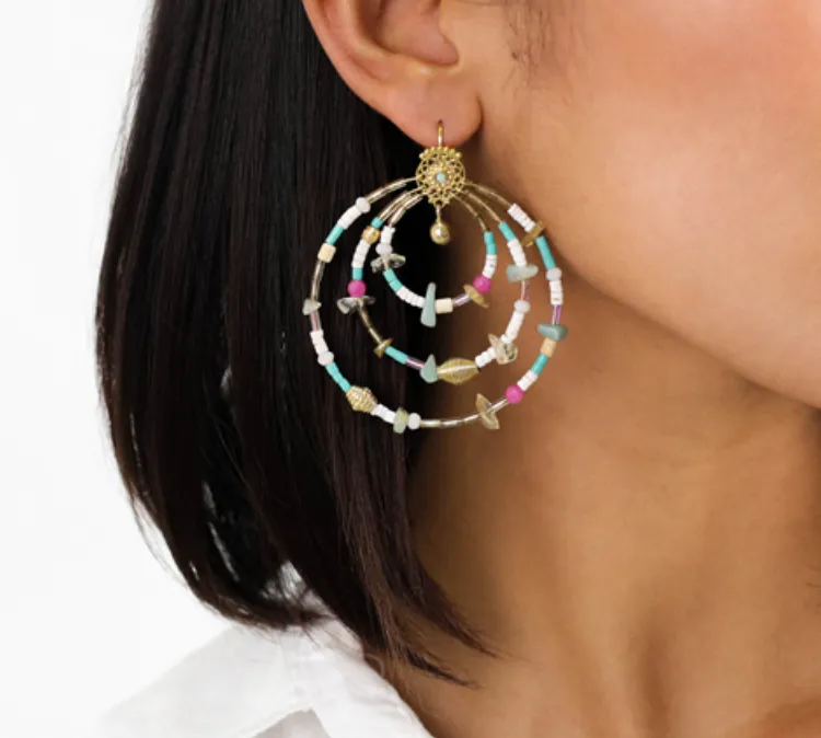 Blue Scarab Jewellery EMILY XL gypsy french hooks