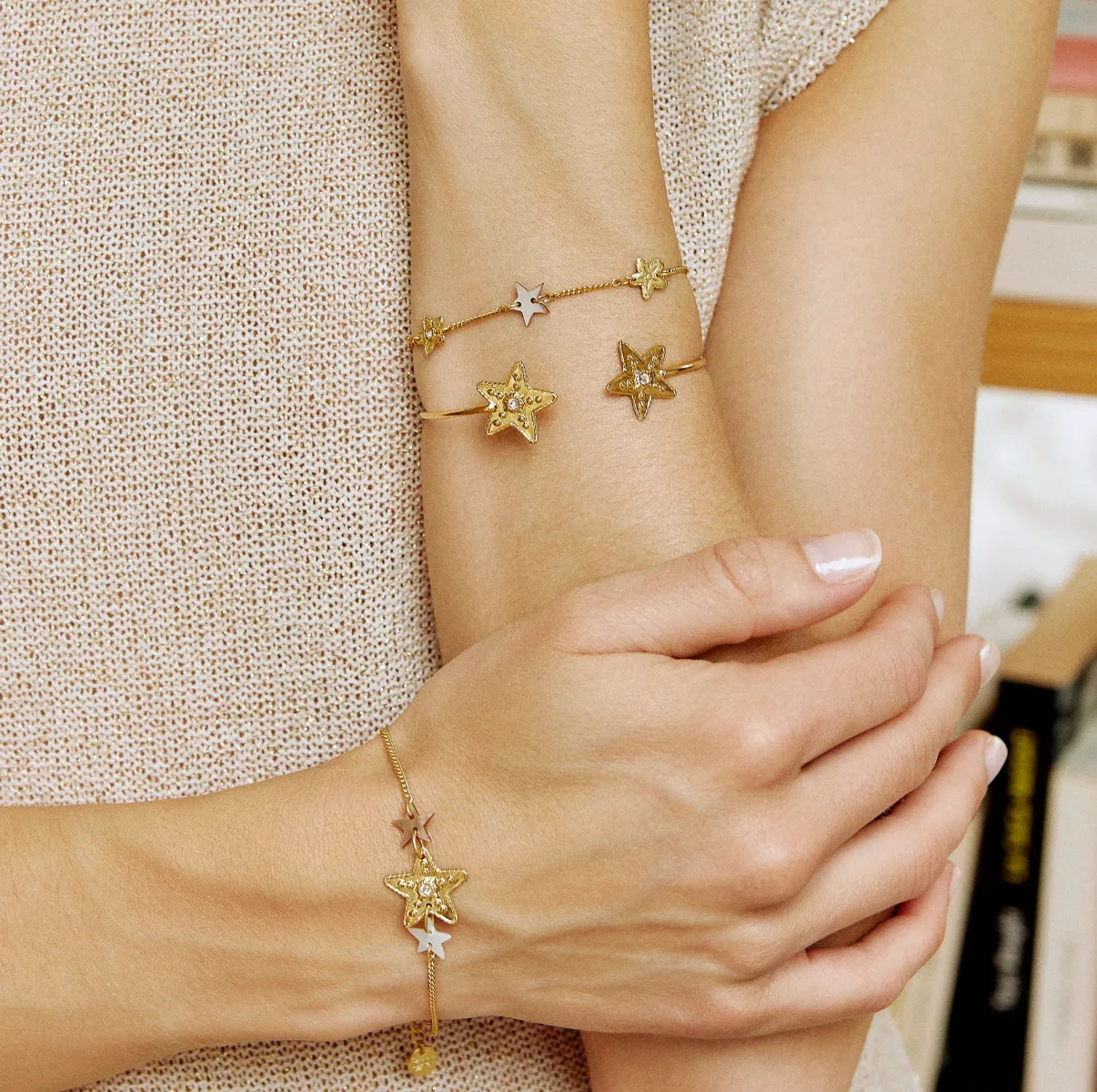 Blue Scarab Jewellery ESTRELLA alternate star bracelet