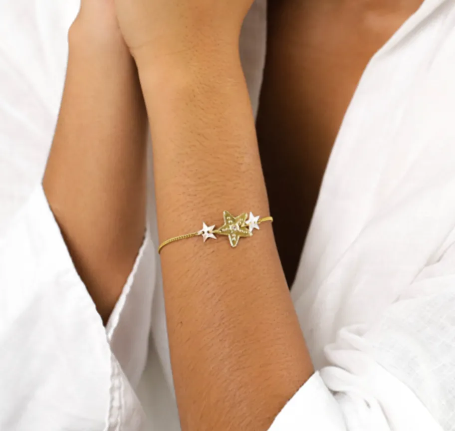 Blue Scarab Jewellery ESTRELLA medium star bracelet