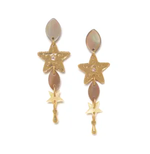 Blue Scarab Jewellery ESTRELLA "eye shape" post earring