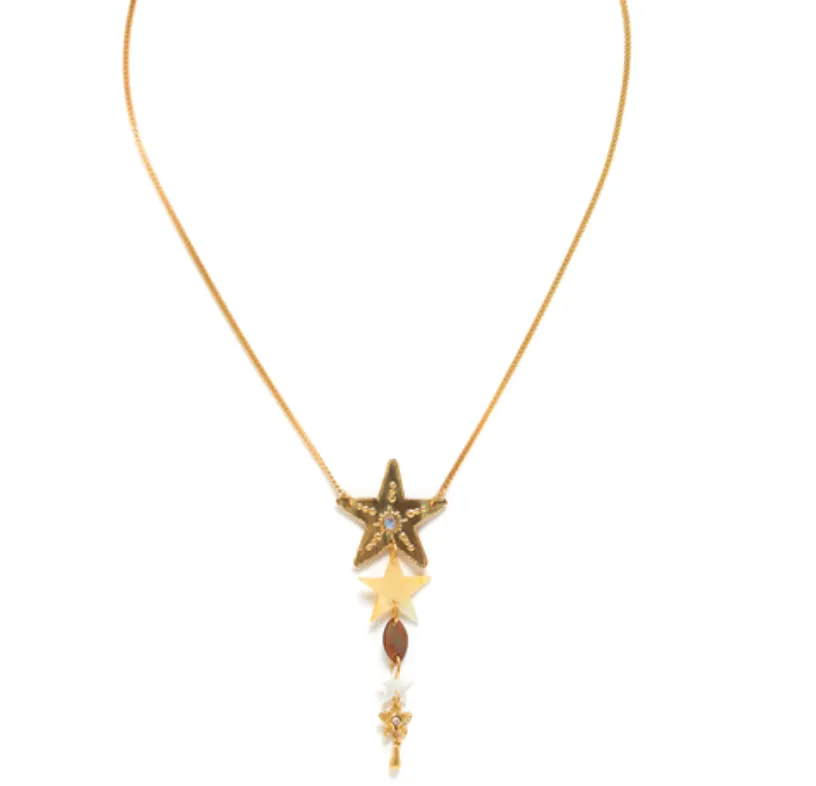 Blue Scarab Jewellery ESTRELLA Y necklace