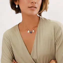 Blue Scarab Jewellery JOANNE 3 Dangle Necklace