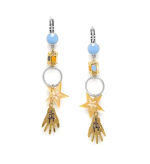 Blue Scarab Jewellery JUSTINE dangled french hooks