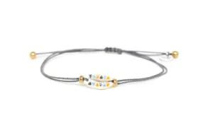 Blue Scarab Jewellery JUSTINE Mini Cowrie Cord Bracelet