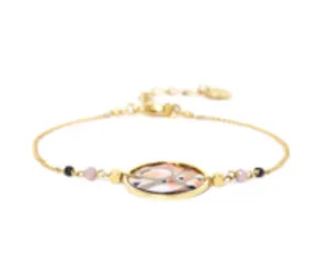 Blue Scarab Jewellery LEONA Simple Disc Bracelet