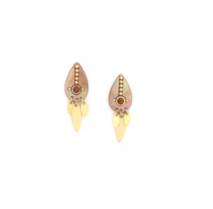 Blue Scarab Jewellery LOUISON *tear drop post earrings with mini danlges