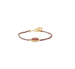 Blue Scarab Jewellery LOUISON thin braided bracelet