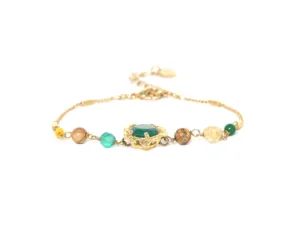 Blue Scarab Jewellery MATHILDE center flower bracelet
