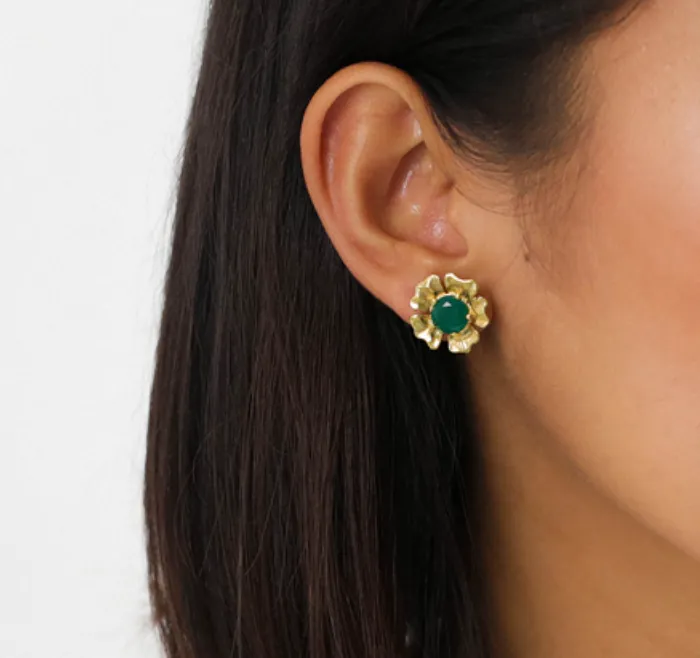 Blue Scarab Jewellery MATHILDE simple post earrings