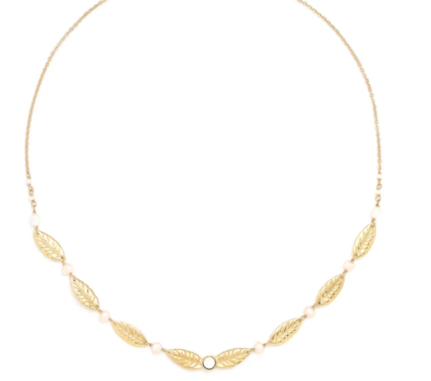Blue Scarab Jewellery MERRY Leaves Necklace