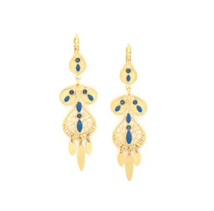 Blue Scarab Jewellery NAOMIE Long French Hooks
