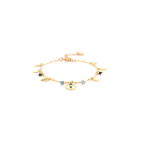 Blue Scarab Jewellery NAOMIE Multi-Dangle bracelet